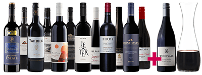 Fine Wines Dozen + Free Shiraz & Decanter